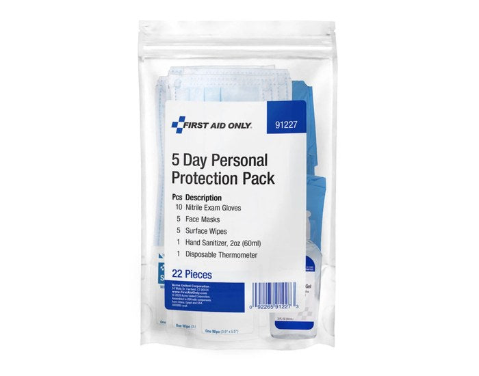 First Aid Only Personal Protection Pack Case of 24 91227 First Aid Only Personal Protection Pack Case of 24 91227
